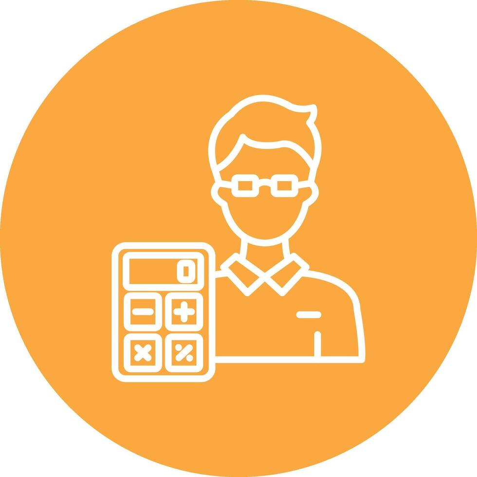 Accountant Creative Interface Art vector