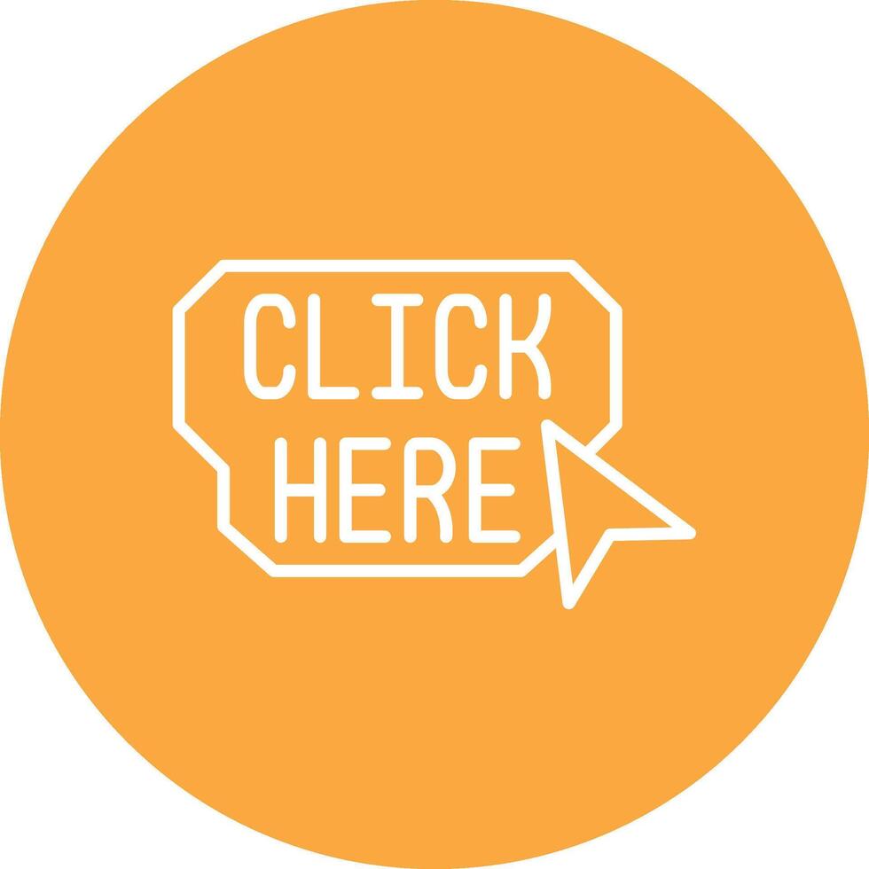 Click Here Interactive Icon Badge vector