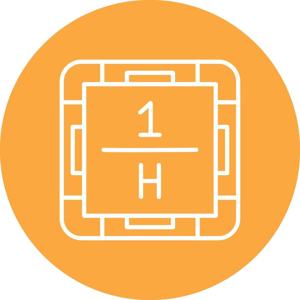 Hydrogen Artistic UI Symbol vector