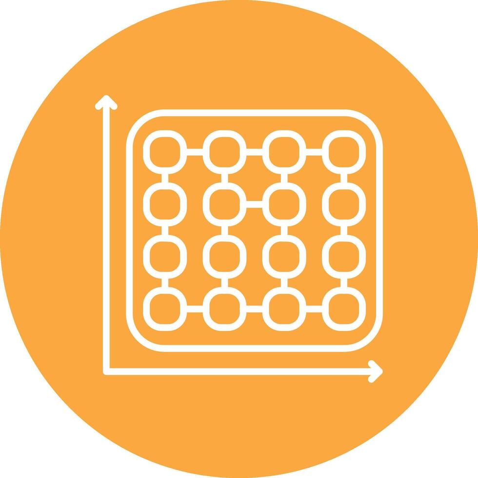 Matrix Conceptual Line Work vector