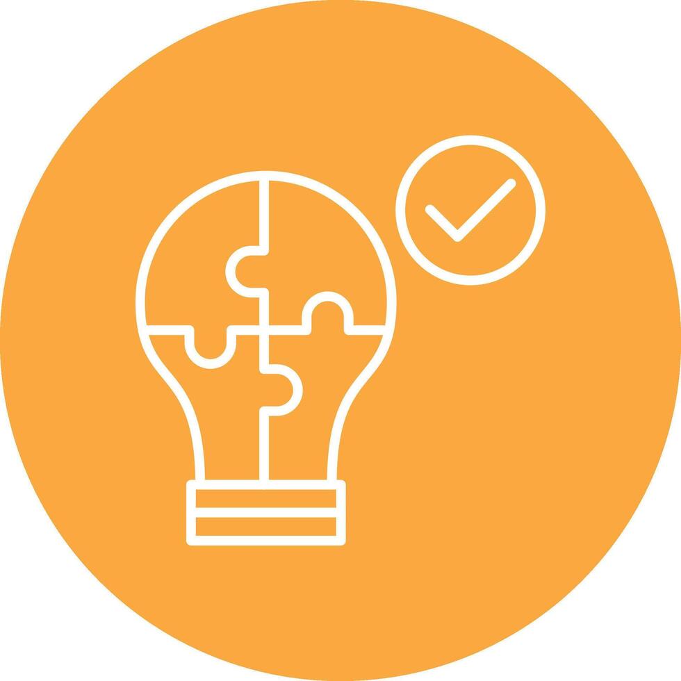 Problem Solving Gradient Style Icon vector
