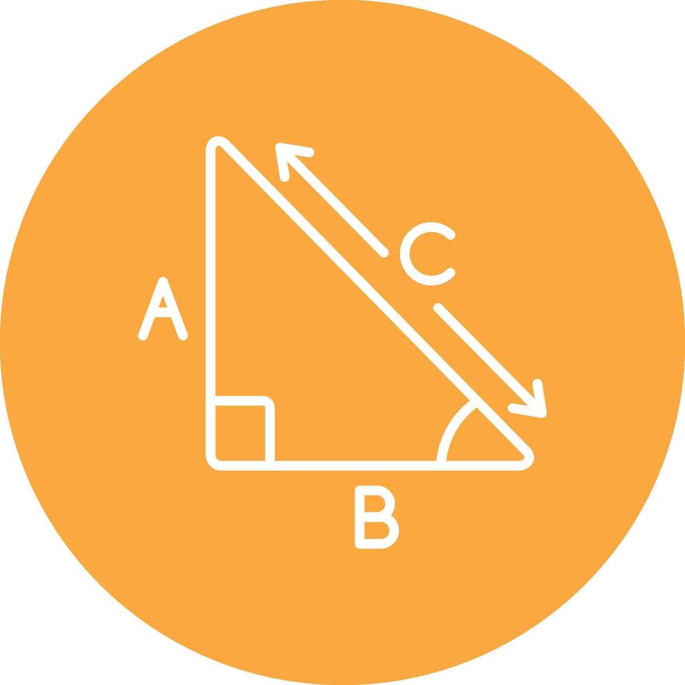 Pythagoras App Style Badge vector