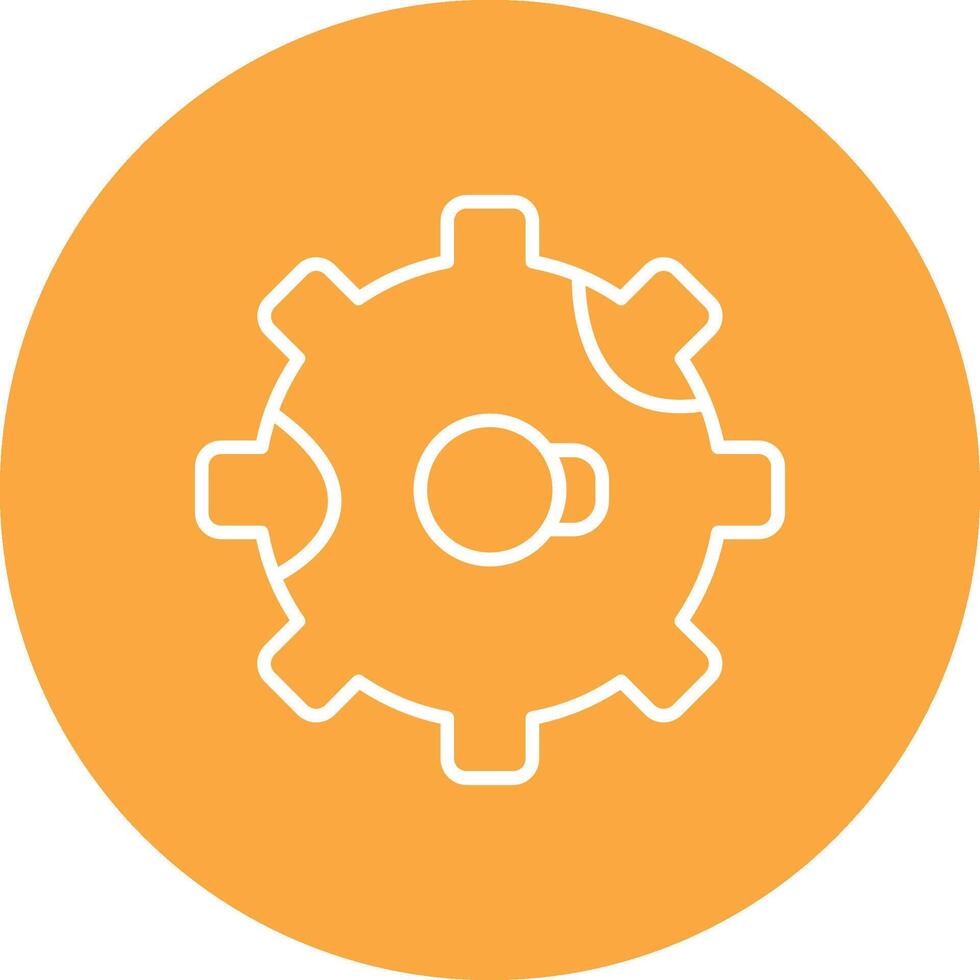 rust Conceptual Line Work vector