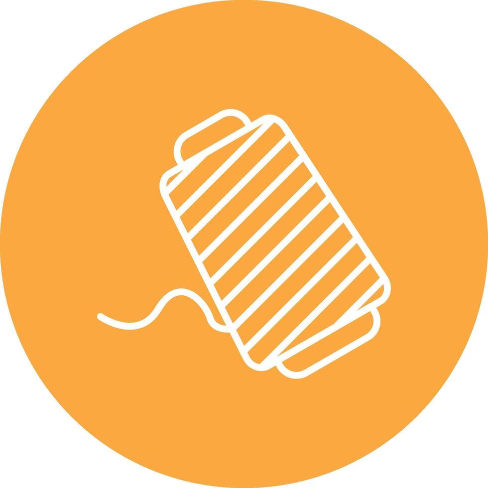 Thread Spool Vibrant UI Element vector