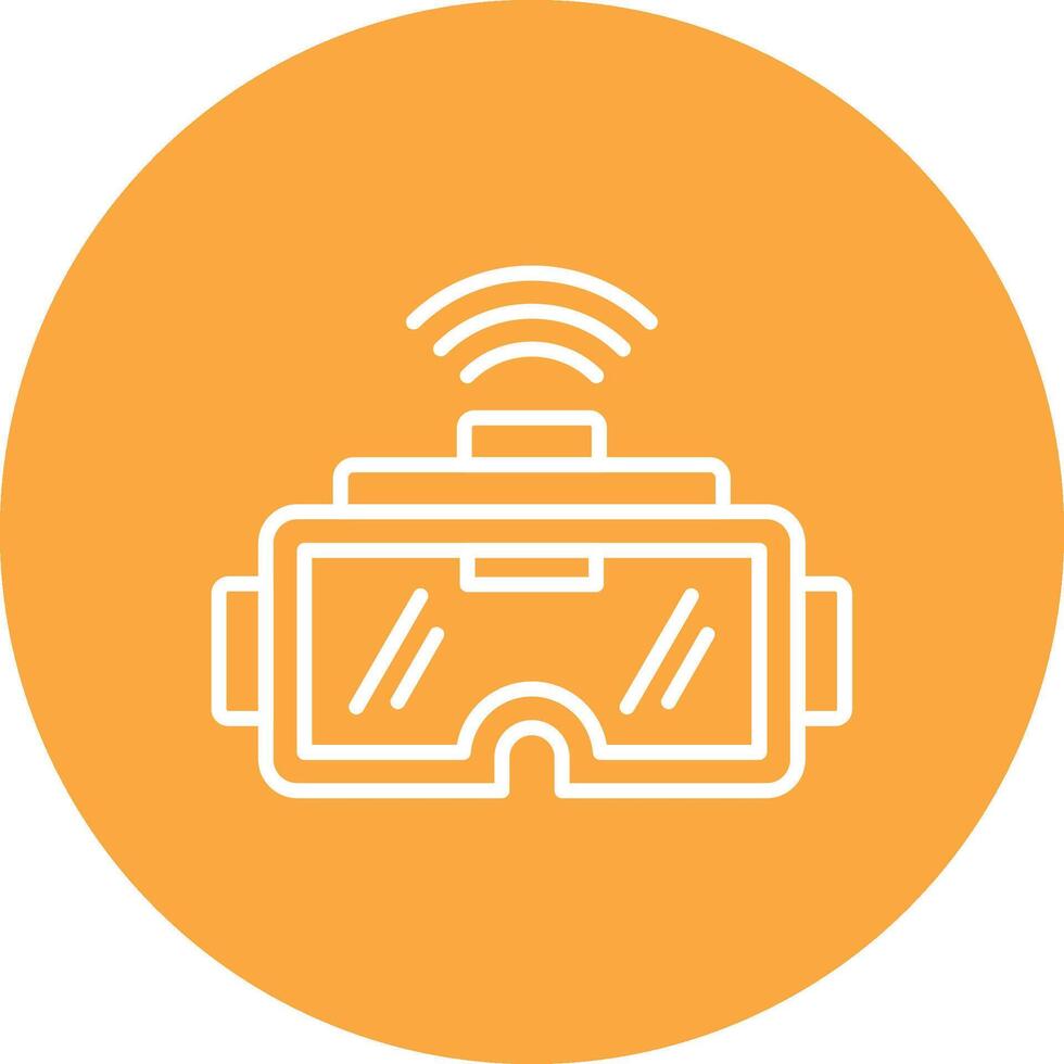 Vr Outlined App Visual vector