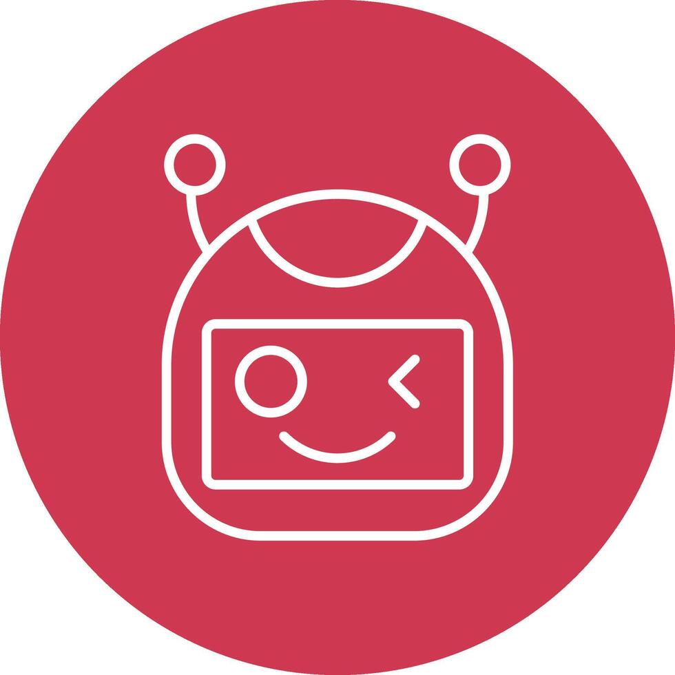Bot Modern Tech Icon vector