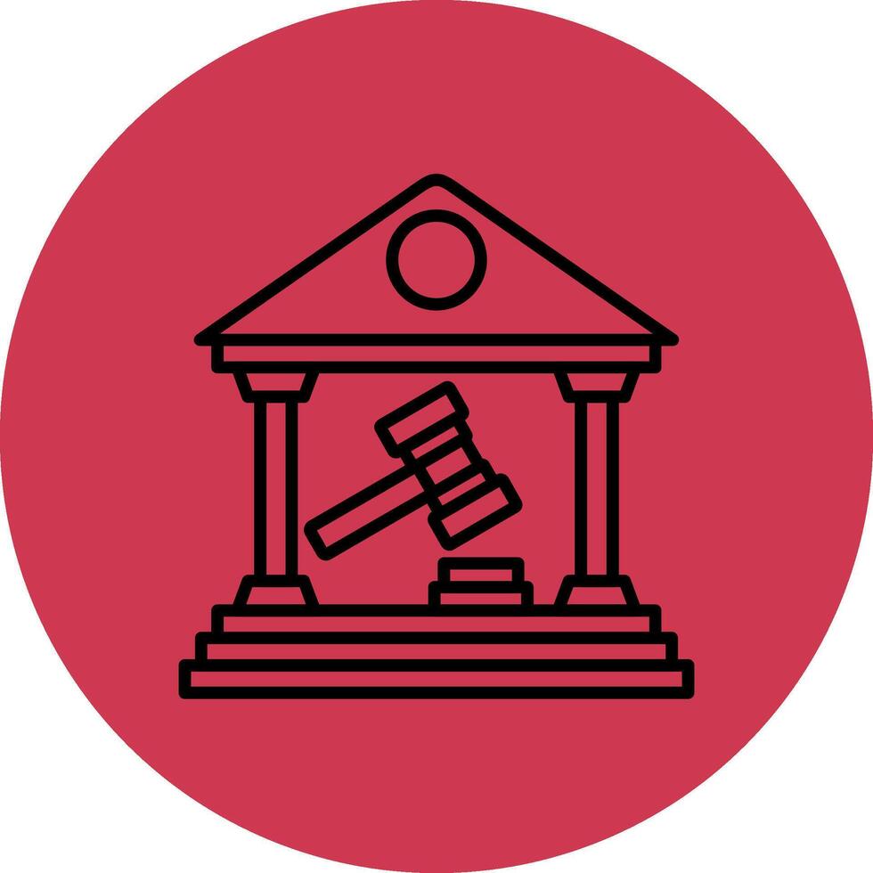 Court Tech Style Illustration vector