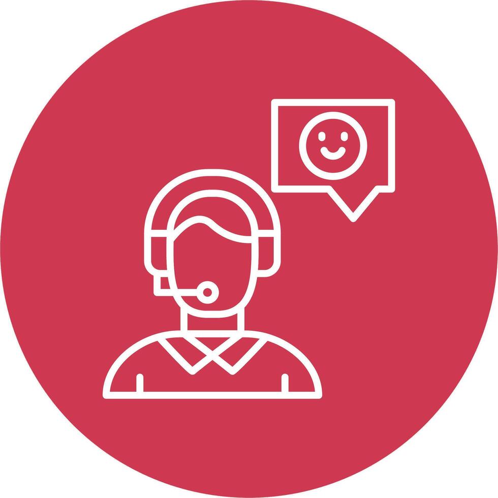 Customer Service Compact App Icon vector