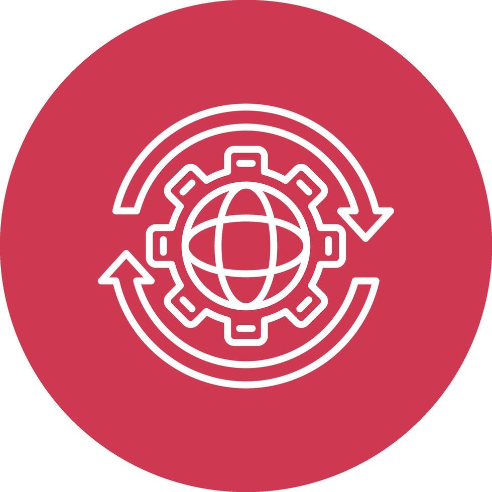 Refresh Minimalist Graphic vector