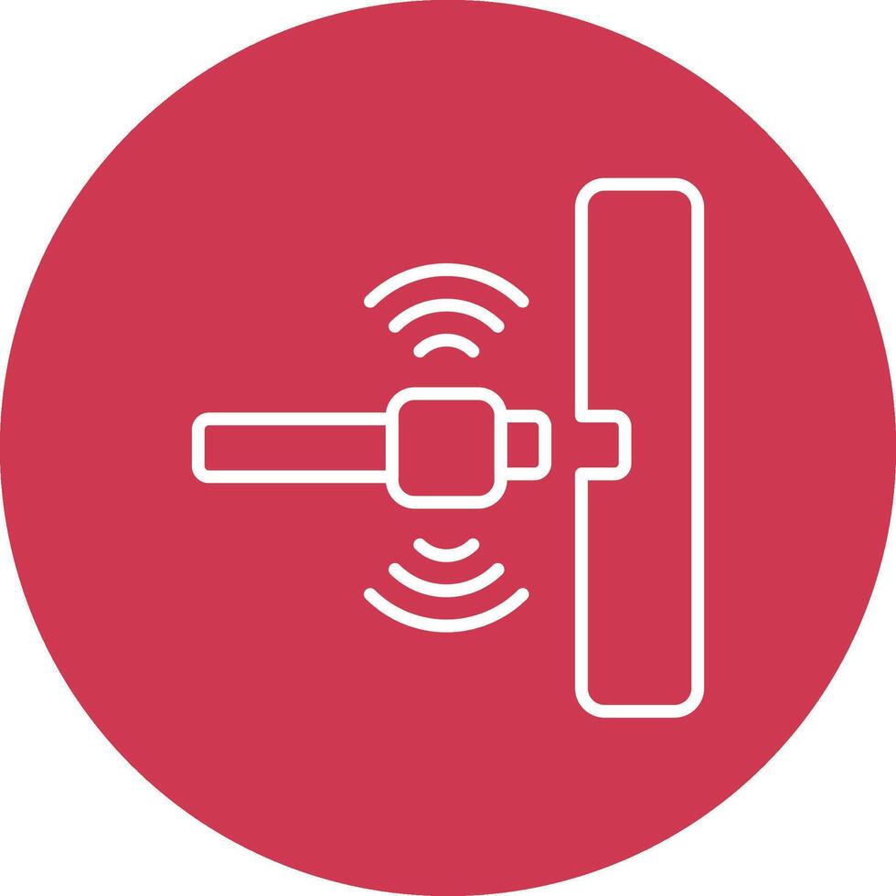 proximidad sensor negrita aplicación ilustración vector