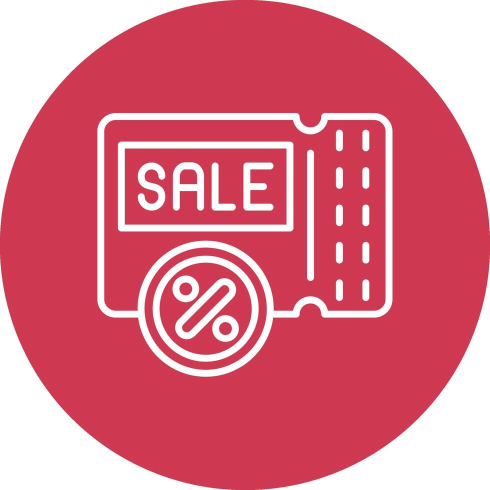 Voucher Outlined App Visual vector