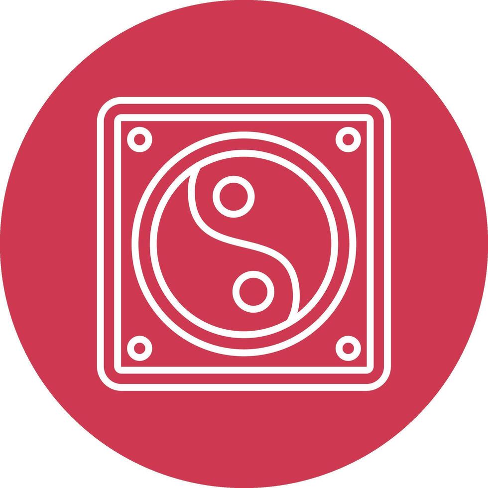Yin Yang Clean Web Element vector