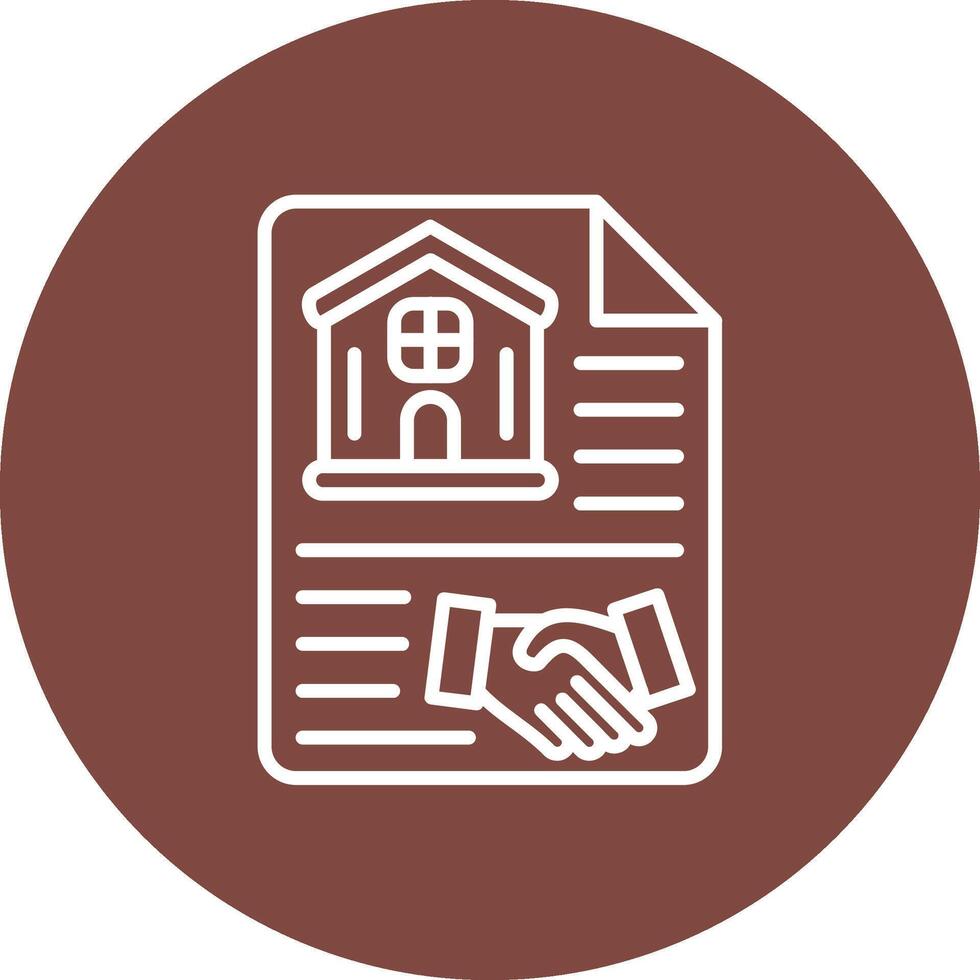 Agreement Conceptual Line Work vector