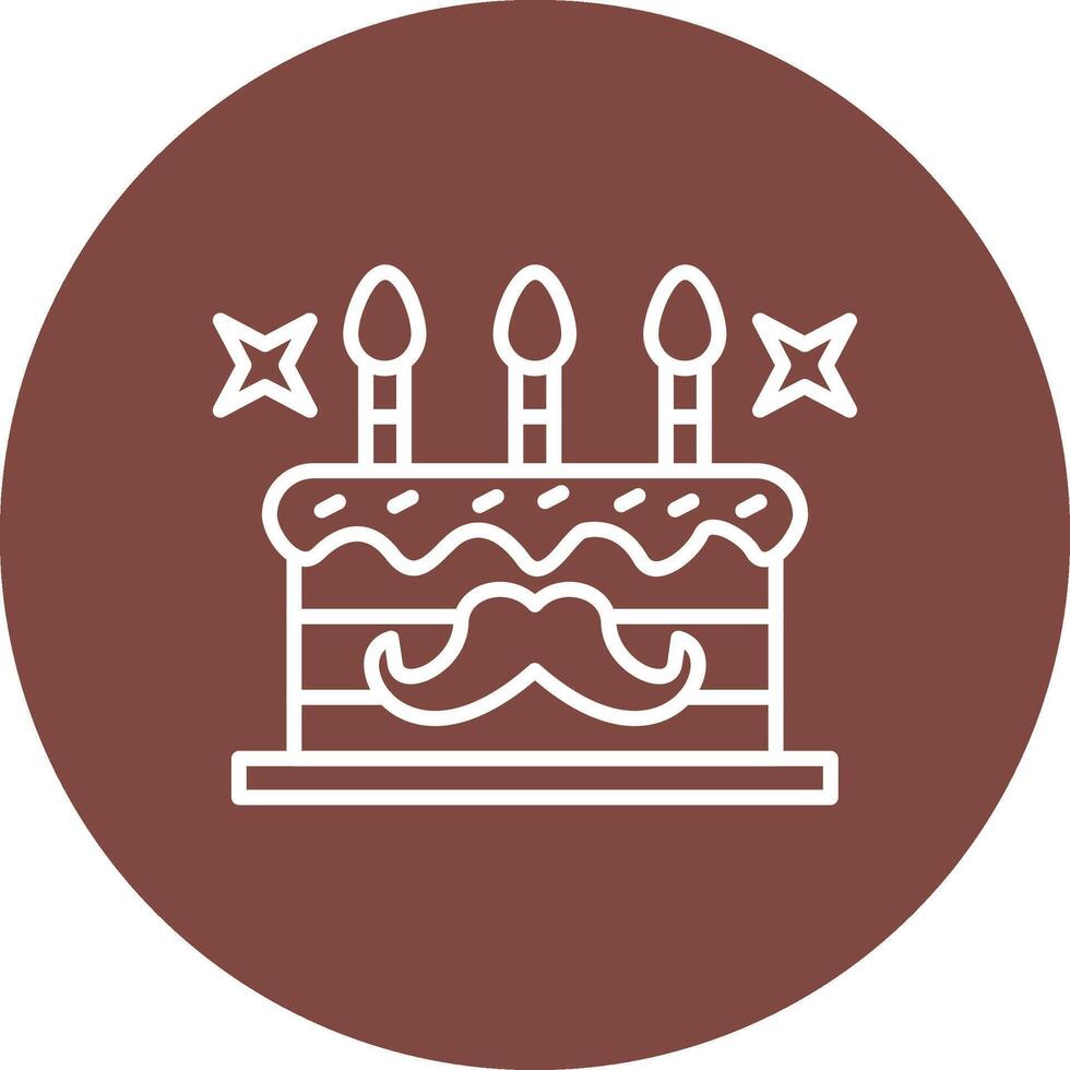 Cake Neon Graphic Style vector
