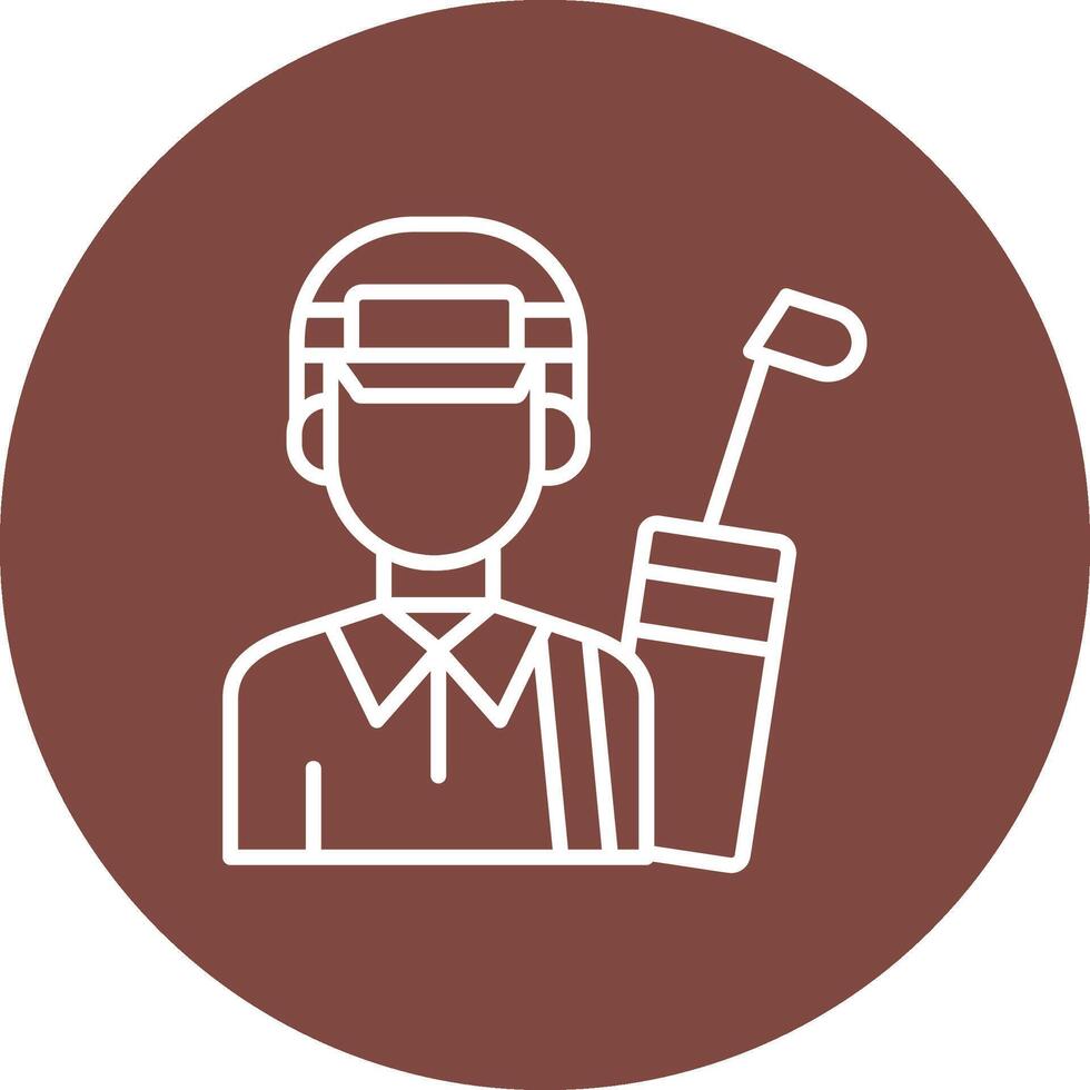 Caddy Gradient Style Icon vector