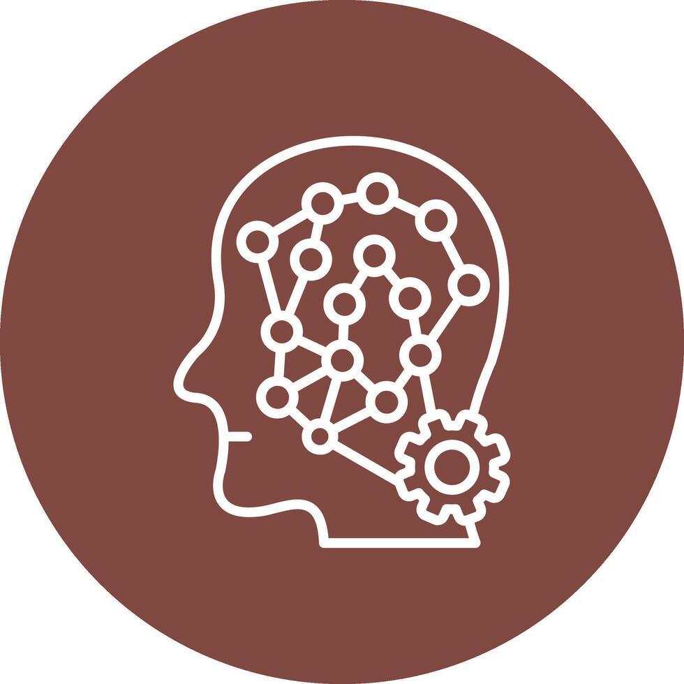Deep Learning Neon Graphic Style vector