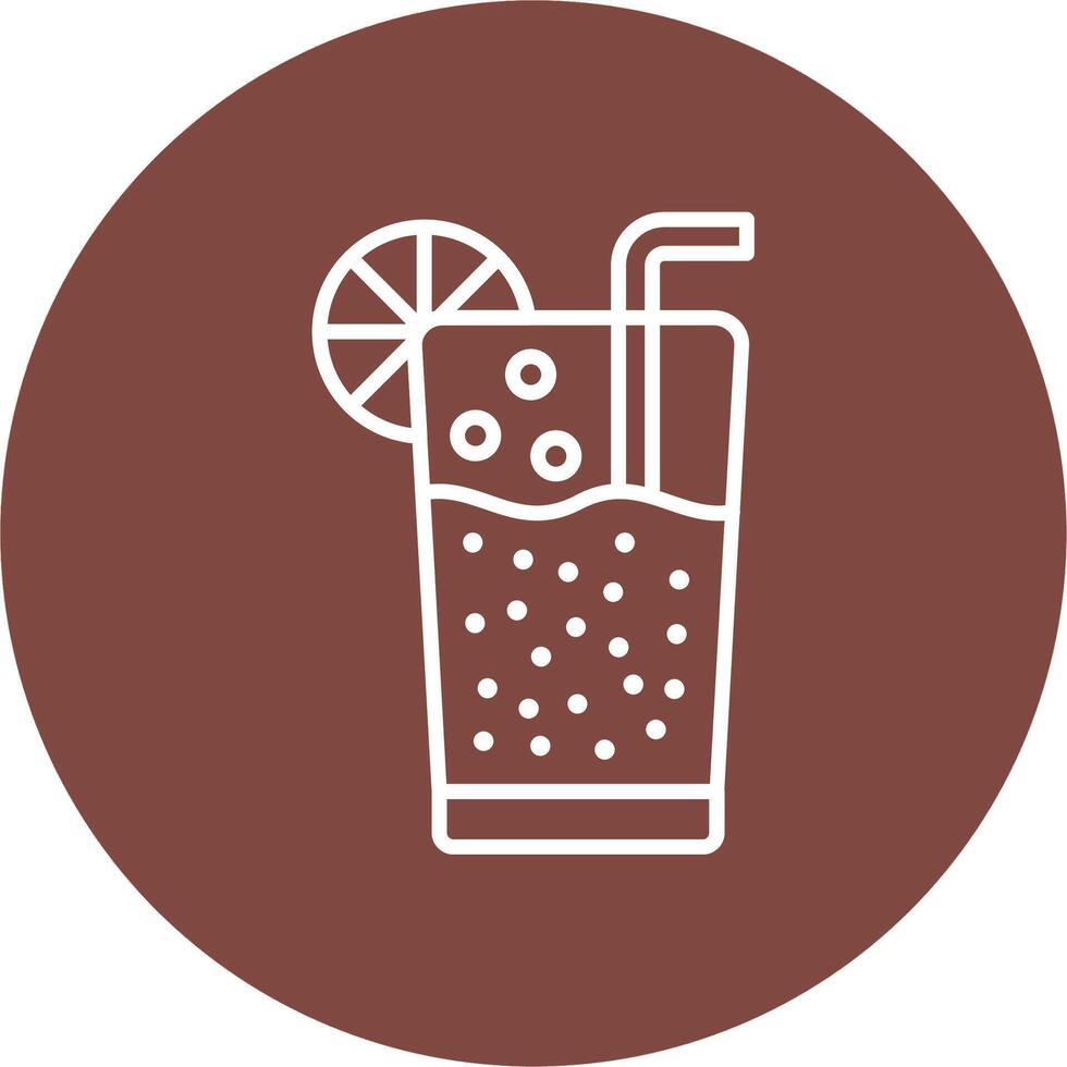 Pina Colada Color Block Design vector