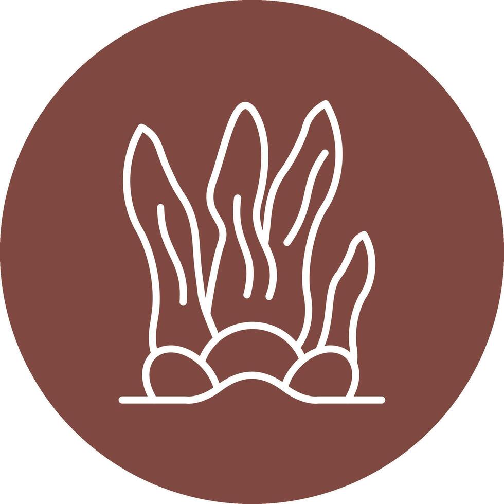 Seagrass Minimal Touch Graphic vector