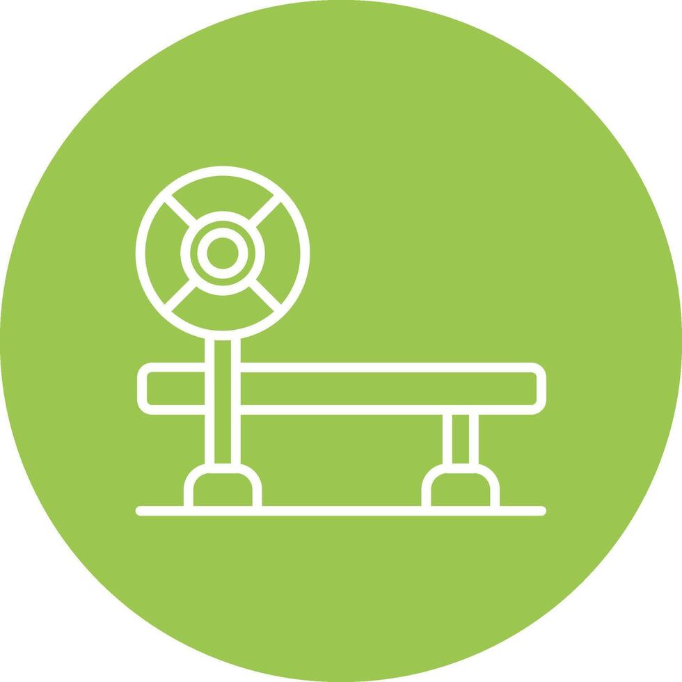 Bench Mobile Ready Icon vector