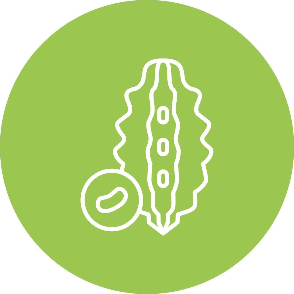 Bitter Gourd Subtle UI Style vector