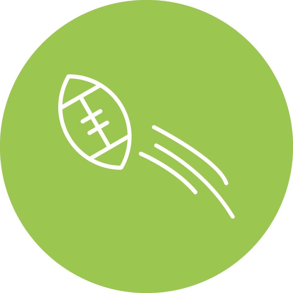 football Throw Artistic UI Symbol vector