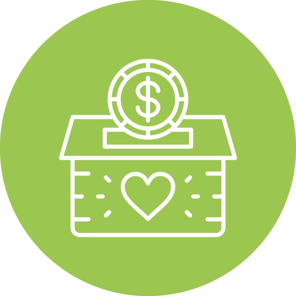 Fundraising Artistic UI Symbol vector