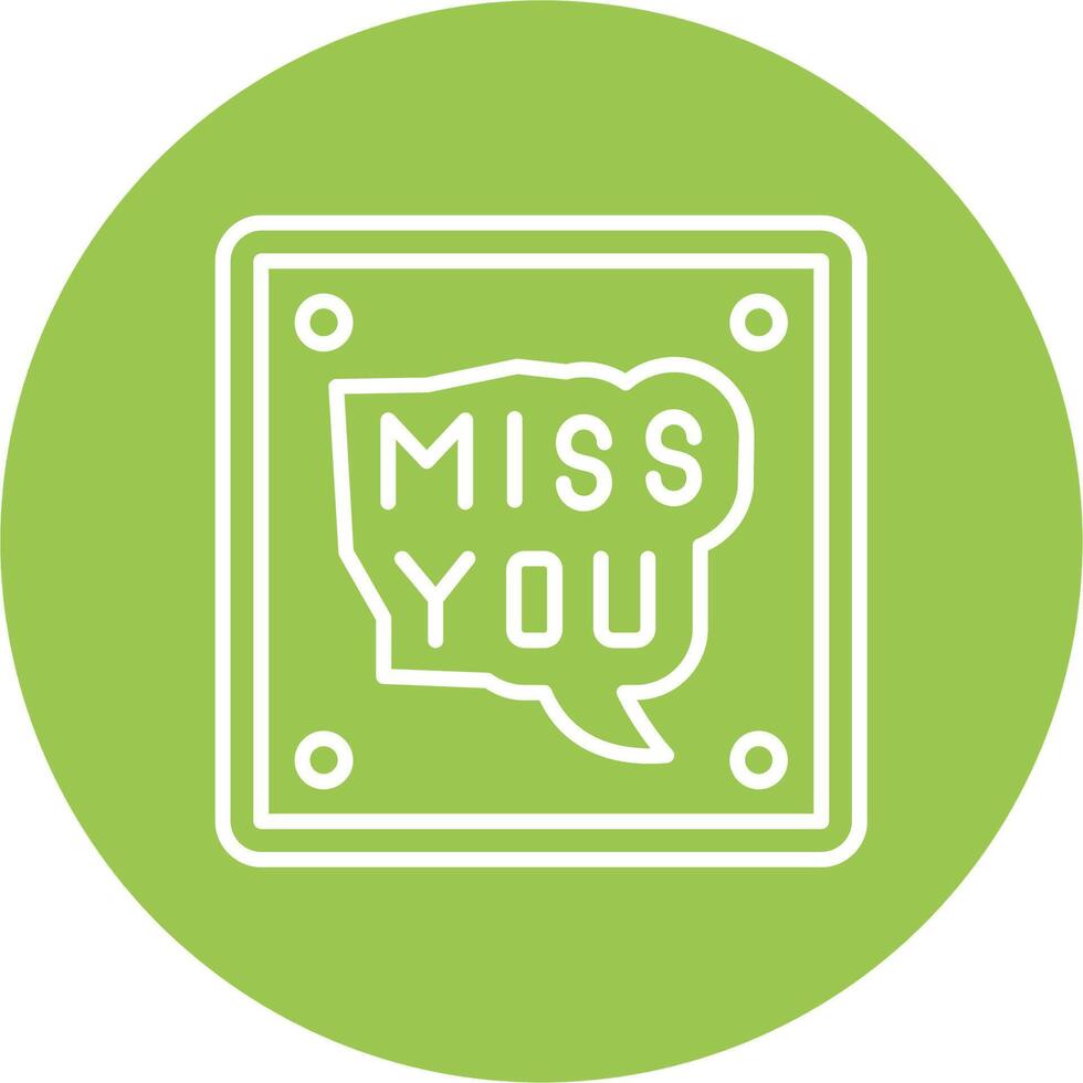 Miss You Clean Web Element vector
