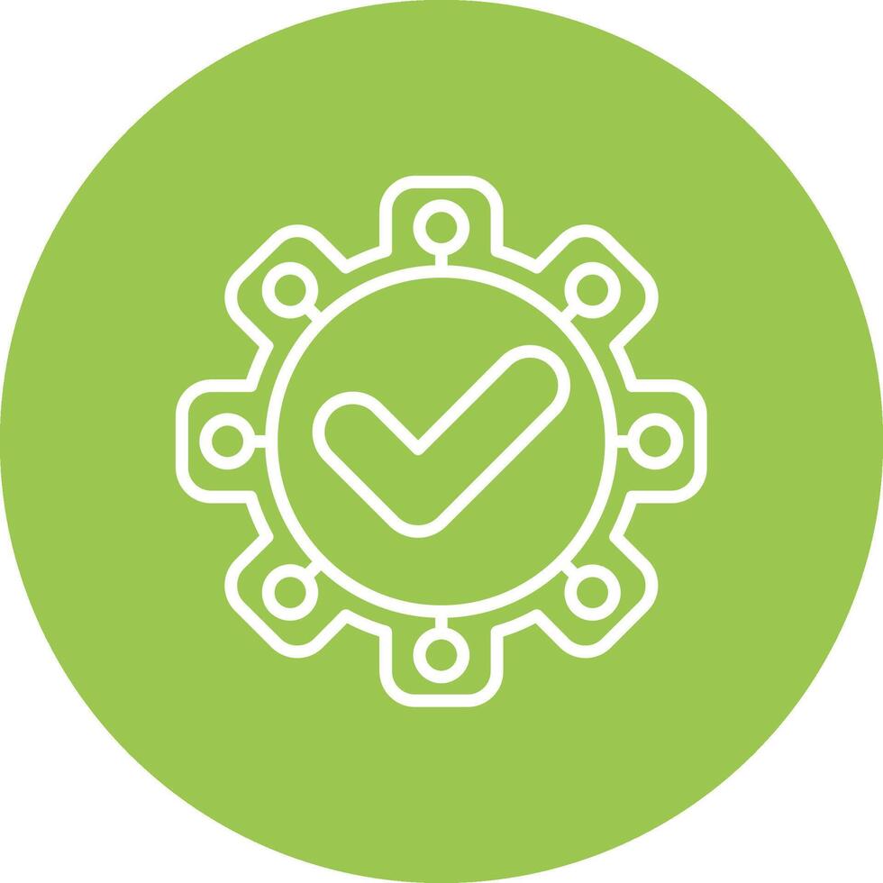 Quality Control Minimalist Graphic vector