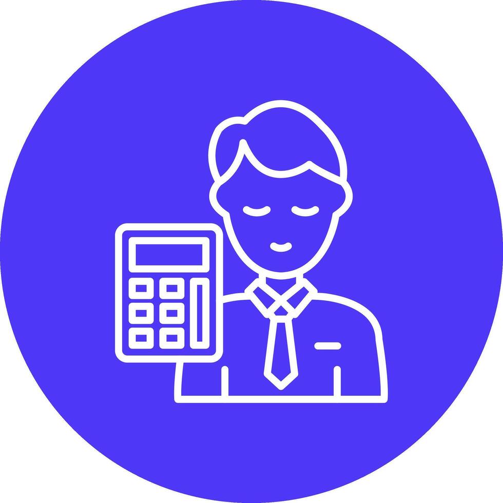 Accountant UX Inspired Design vector