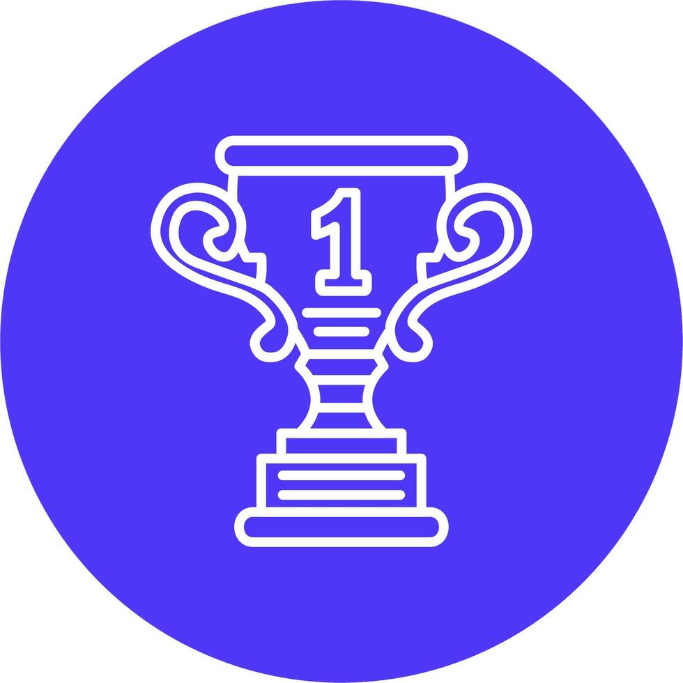 1st Prize Minimal Outline Artwork vector