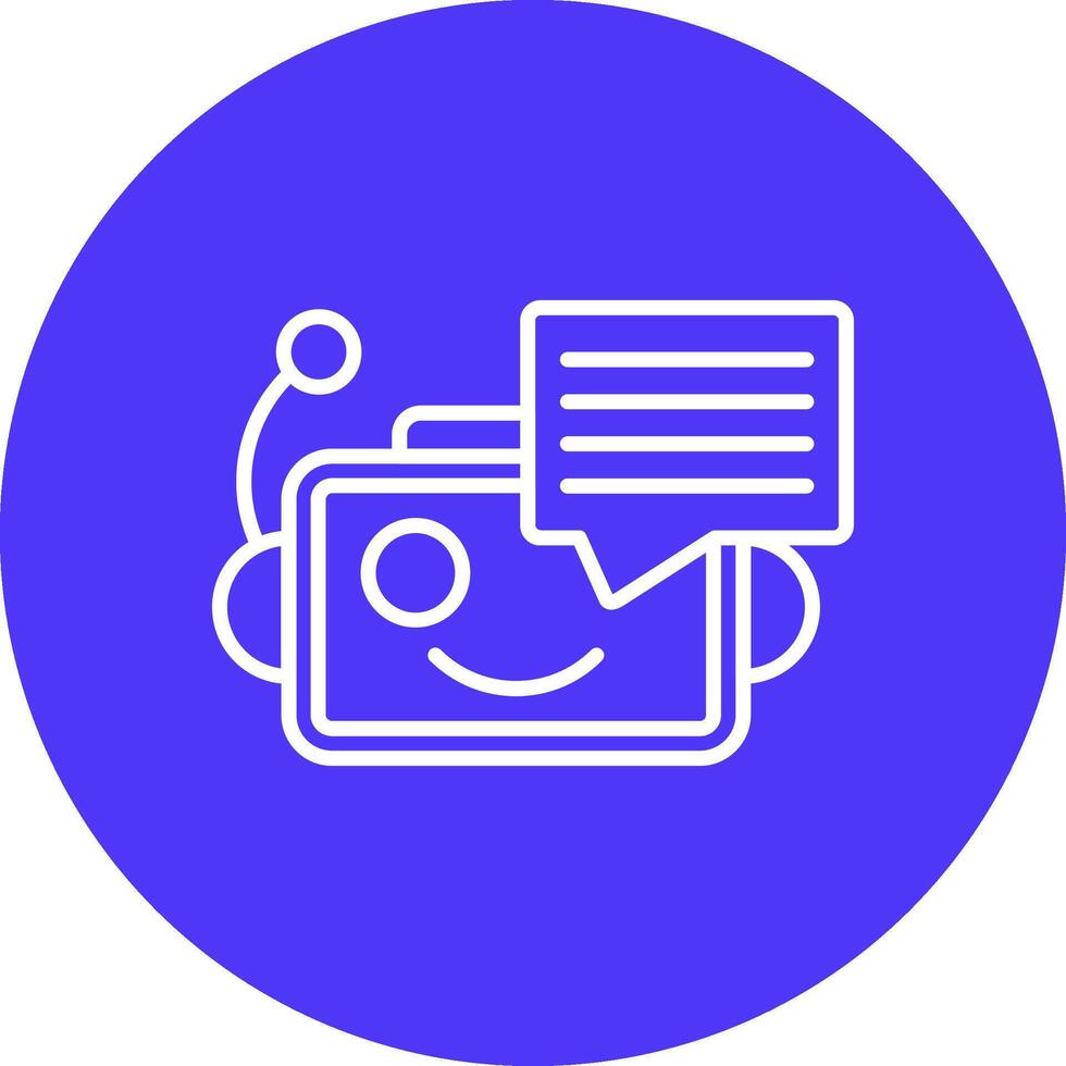 Bot Cool Tone vector