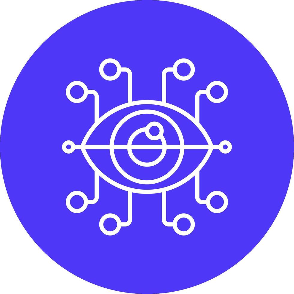Iris Recognition Simple UI Visual vector