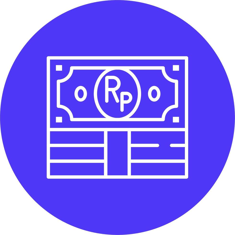 Indonesian Rupiah Elegant Piece vector