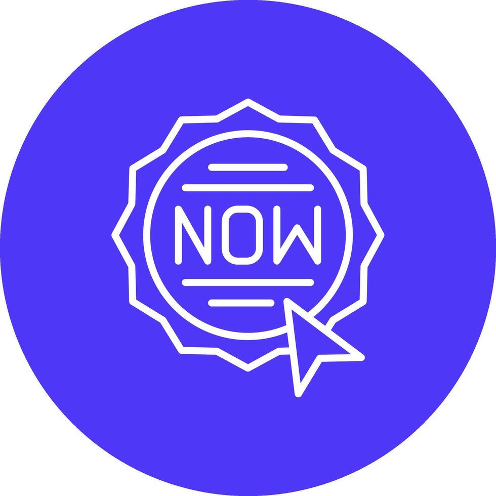 Now Mobile Ready Icon vector