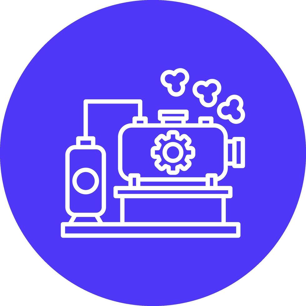 Steam Mono Icon Symbol vector
