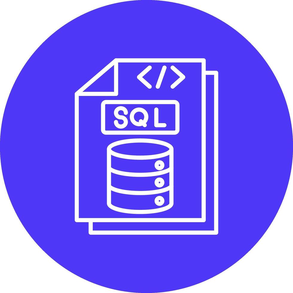 Sql Digital UI Element vector