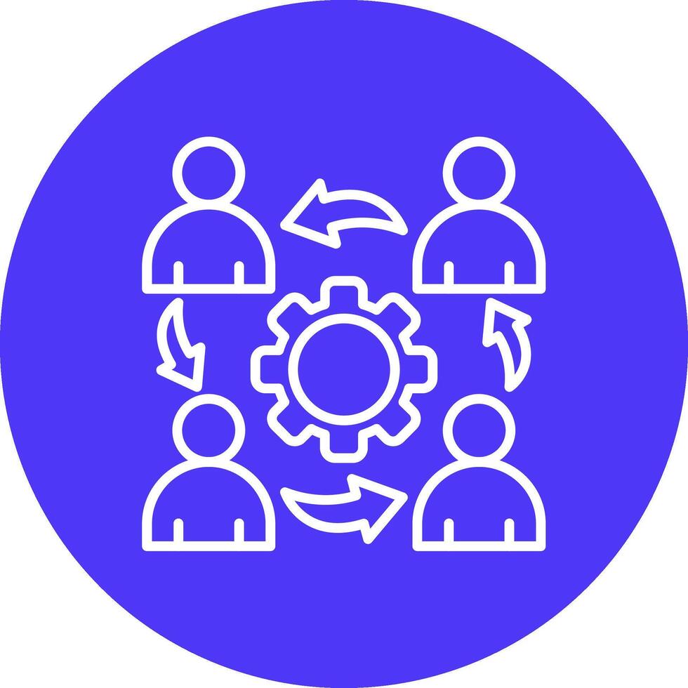 Teamwork Color Block Design vector