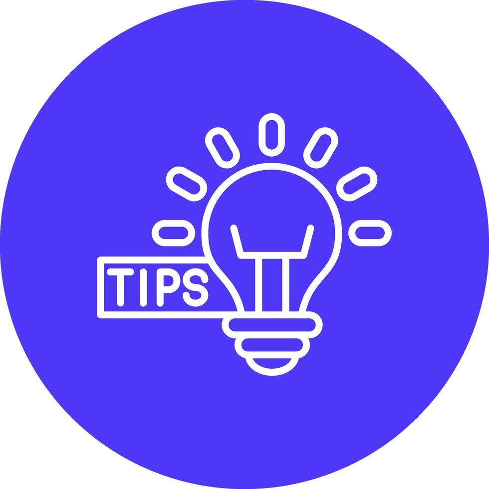 Tips Tech Style Illustration vector