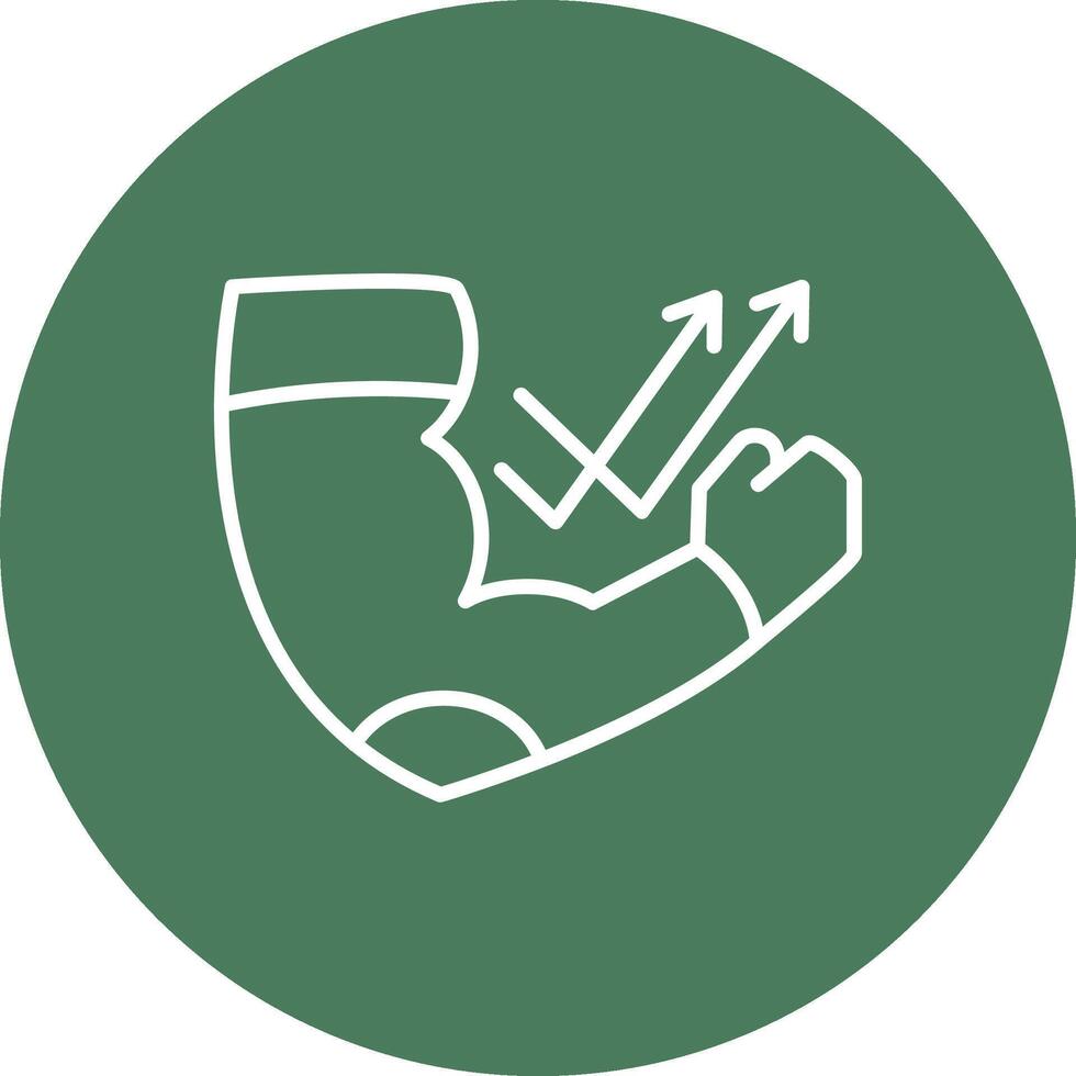 Arm Sleeve Mobile Ready Icon vector