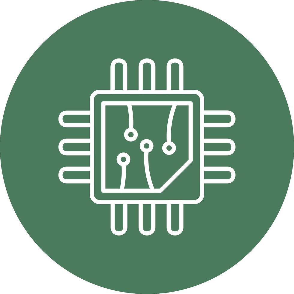 Cpu Graphic Interface Asset vector