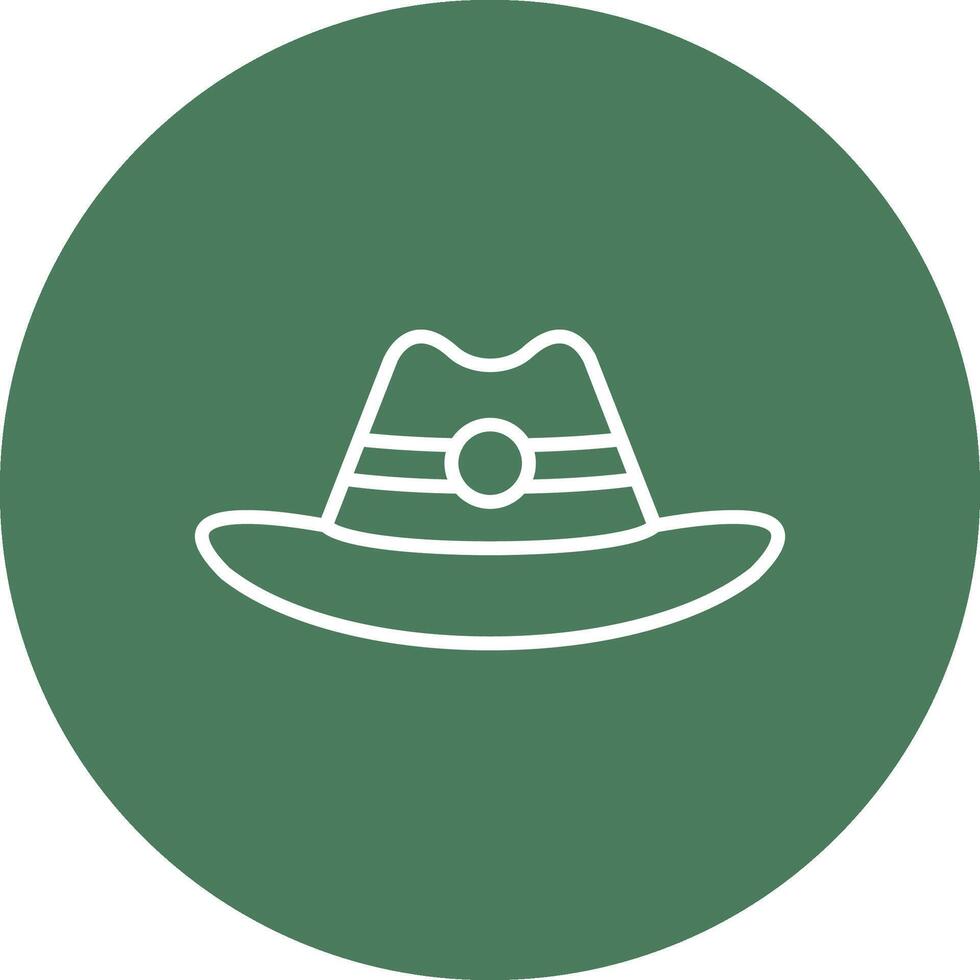 Cowboy Hat Gradient Tint Artwork vector