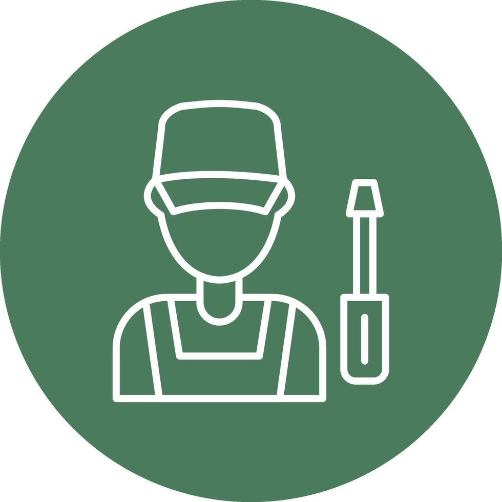 Mechanic Stylized Tech Element vector