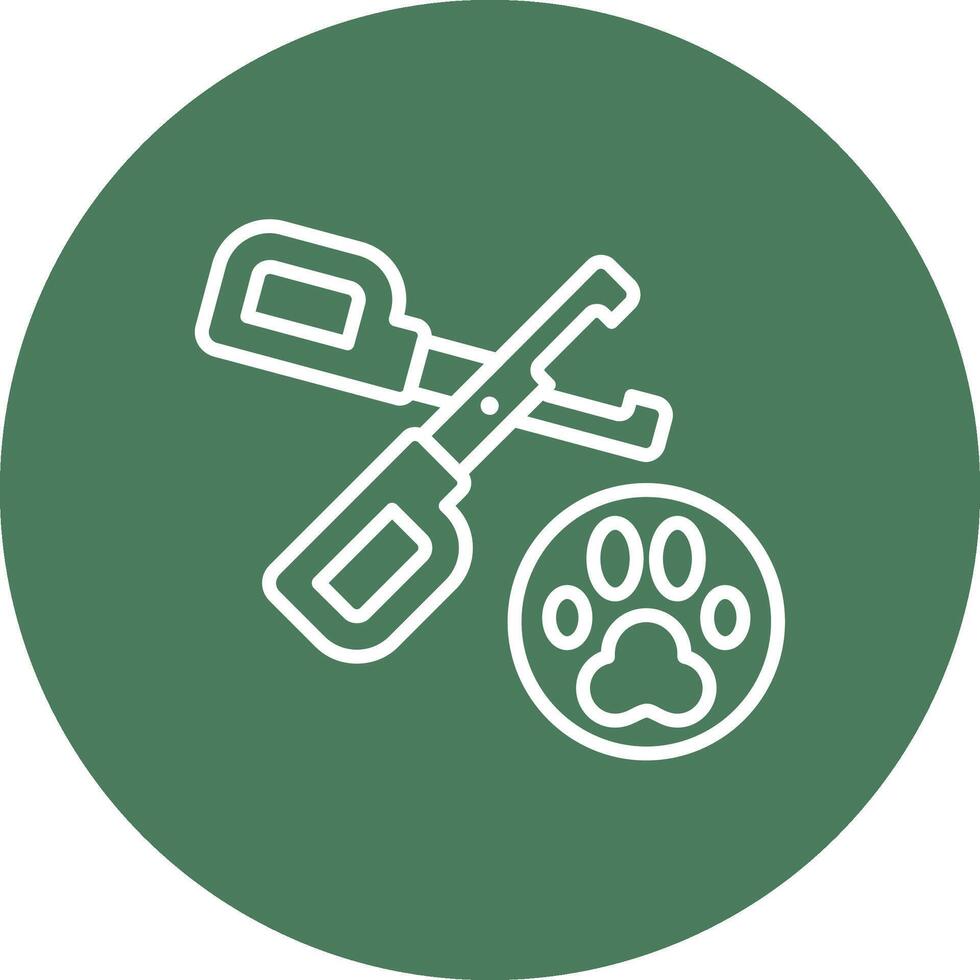 Nail Clipper Abstract Web Element vector