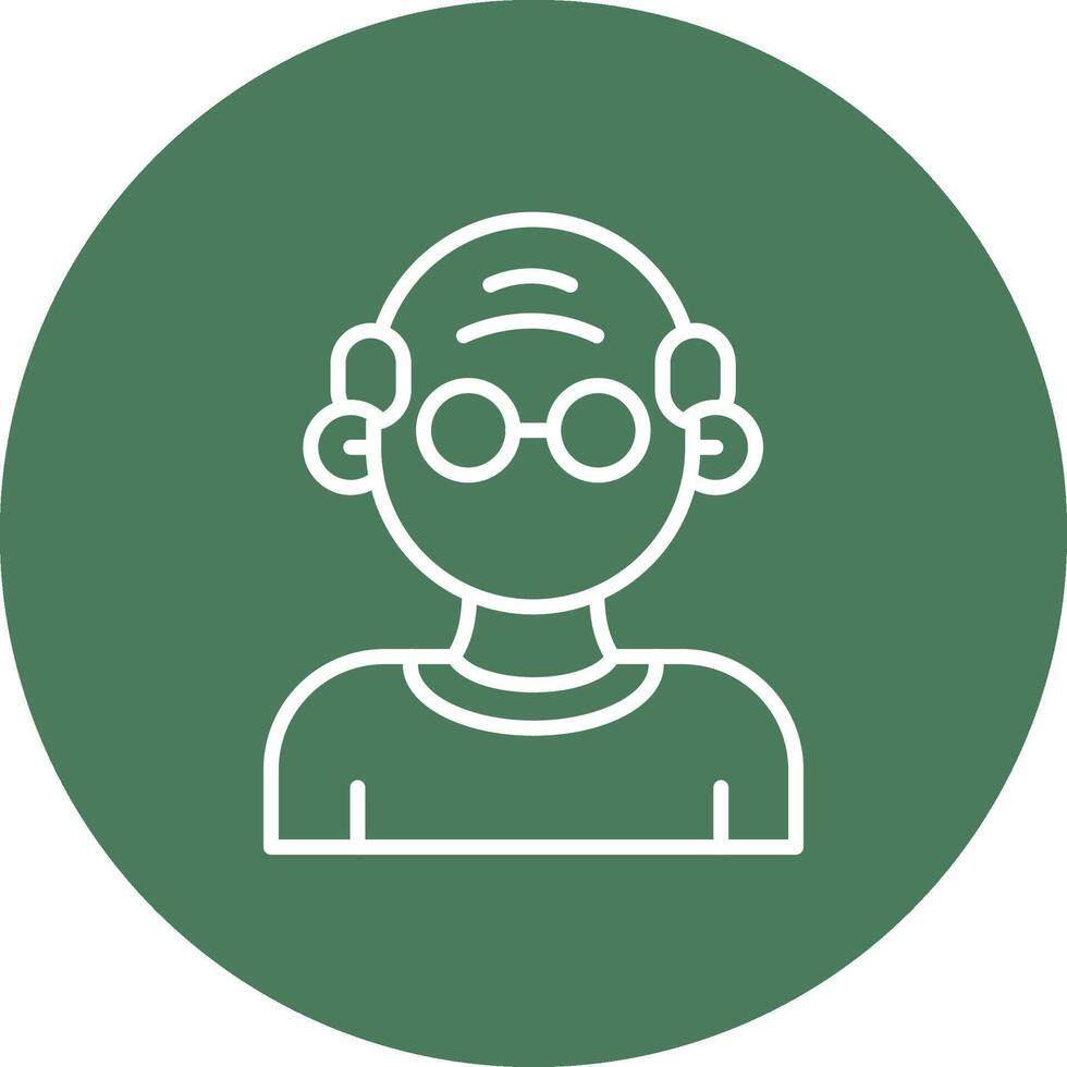 Old Man Muted Tone vector