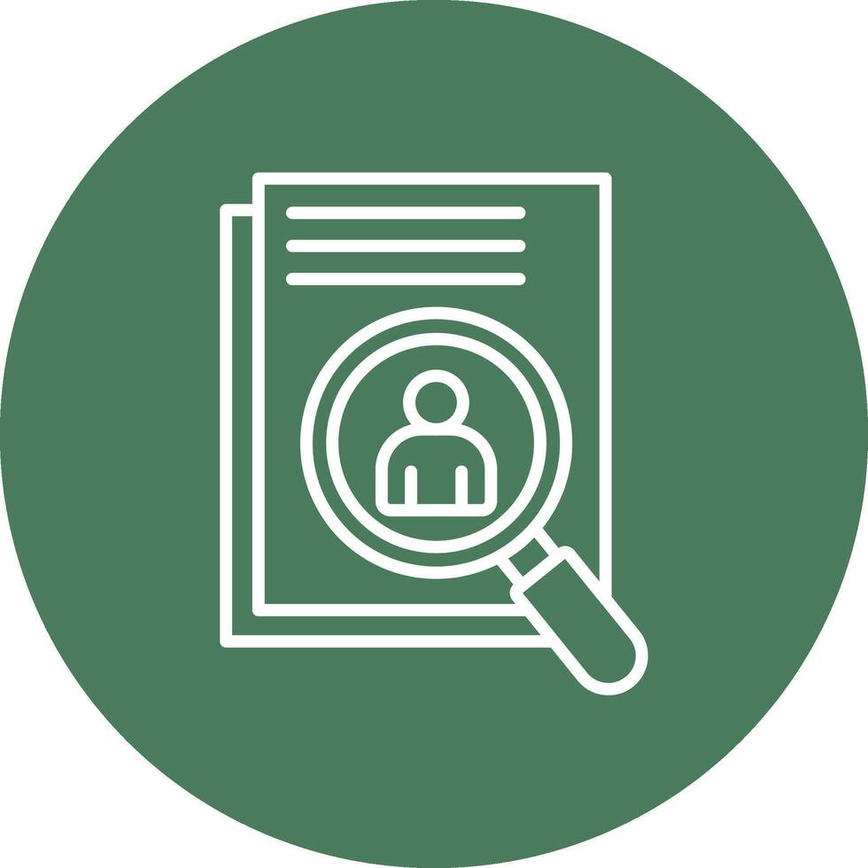 Recruitment Subtle Shadow Icon vector