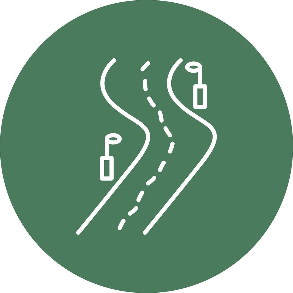 Road Interactive Display Symbol vector