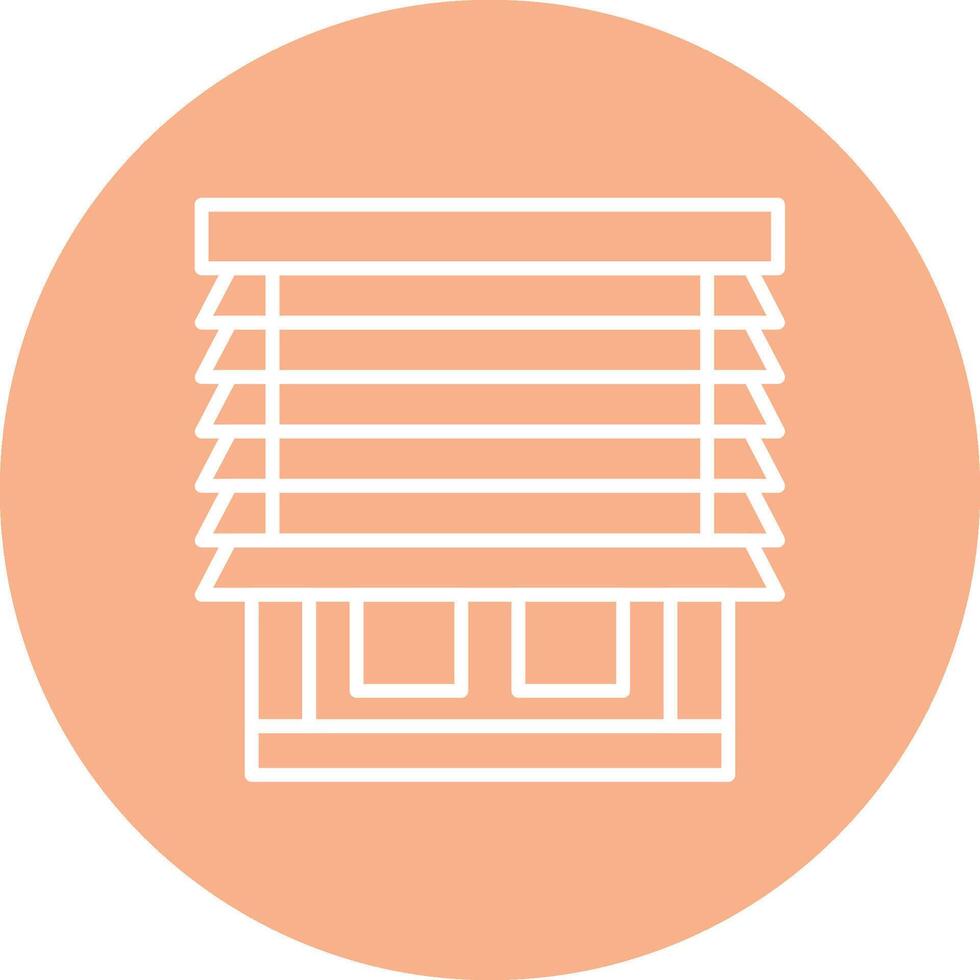 Blinds Clean Web Element vector