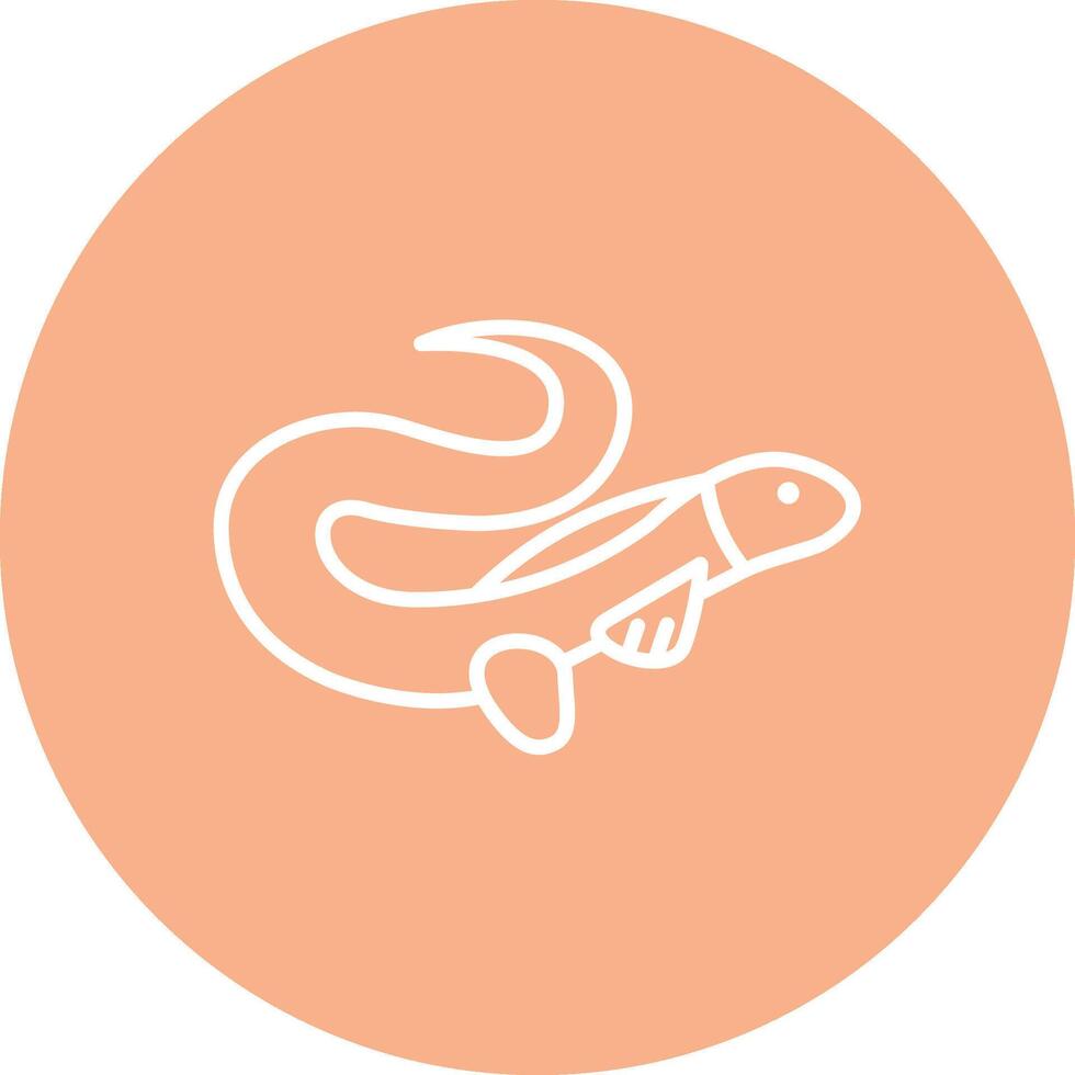 Eel Responsive Icon Badge vector