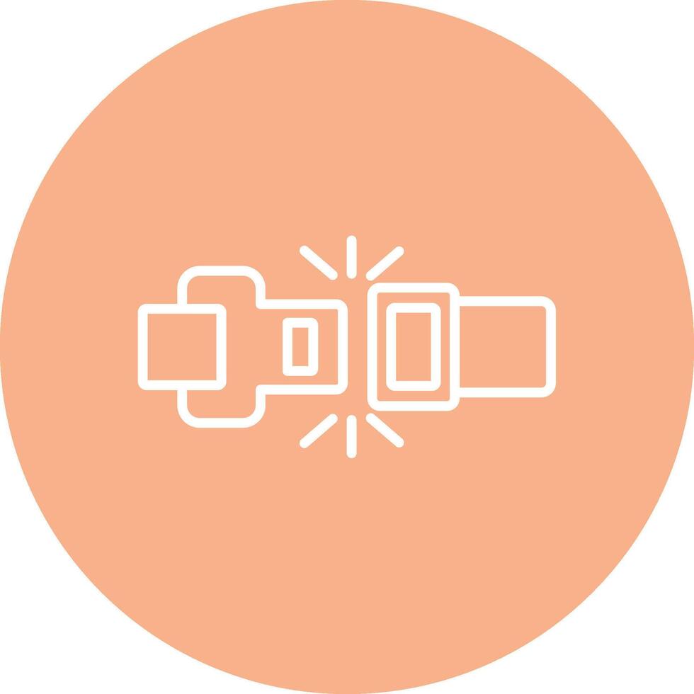 Safety Belt Business Interface Asset vector