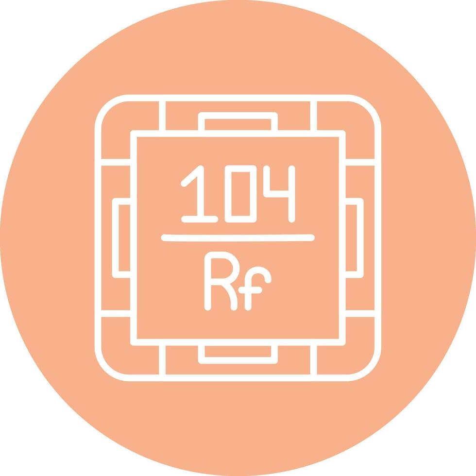 Rutherfordium Coded Design Graphic vector
